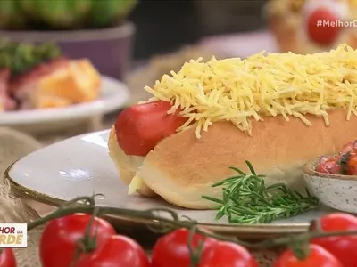Hot dog de estádio paulistano do chef Bruno Hashimoto | Band Receitas
