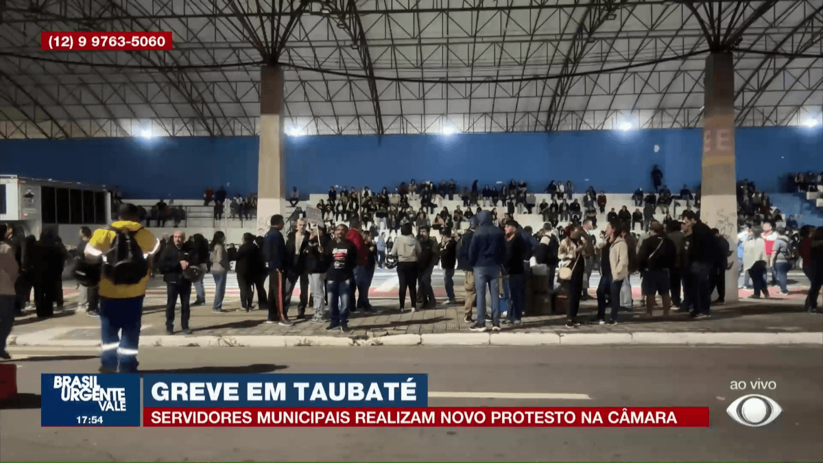 Justiça ordena que 70% dos servidores de Taubaté trabalhem durante greve