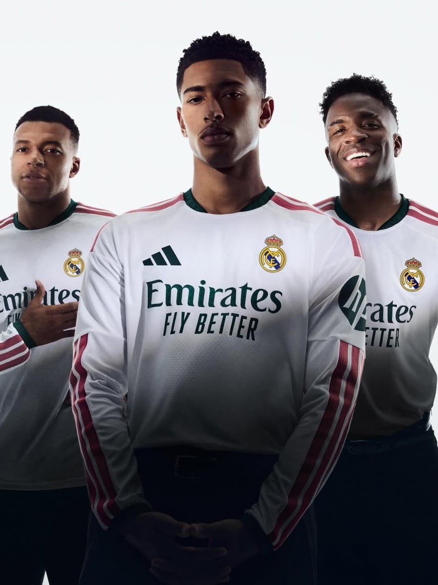 Com detalhes em rosa, Real Madrid lança uniforme para a próxima temporada
