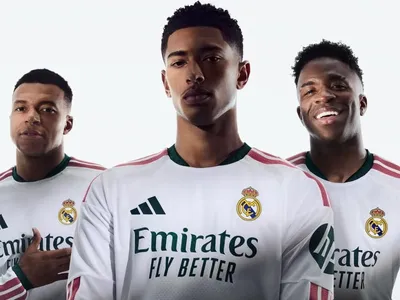Com detalhes em rosa, Real Madrid lança uniforme para a próxima temporada