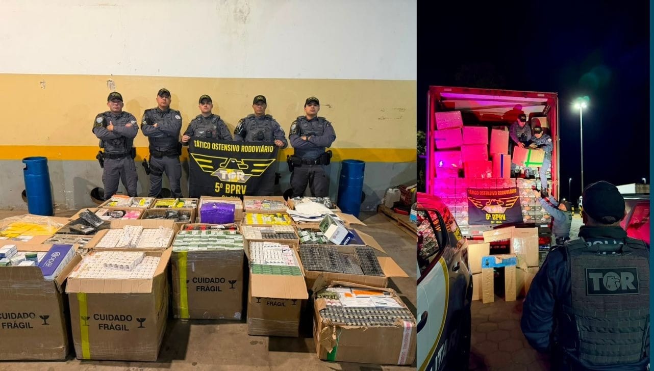 Polícia apreende medicamentos emagrecedores, anabolizantes e celulares