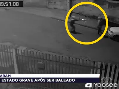 Vídeo: Jovem de 18 anos leva três tiros em rua de Rio Branco do Sul
