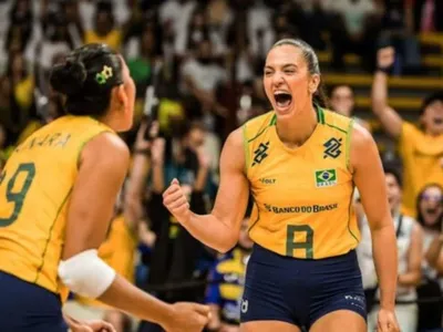 Brasil leva susto, mas vence a Itália na Liga das Nações de Vôlei