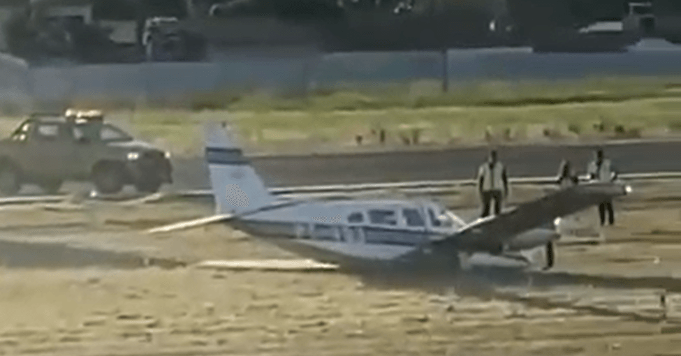 Bimotor sai da pista e interdita Aeroporto do Piauí    Divulgação/@nilton360.ofc