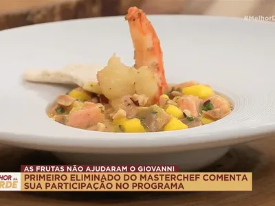 Ceviche tropical de salmão com camarão grelhado do chef Giovanni Trevisan | Band Receitas