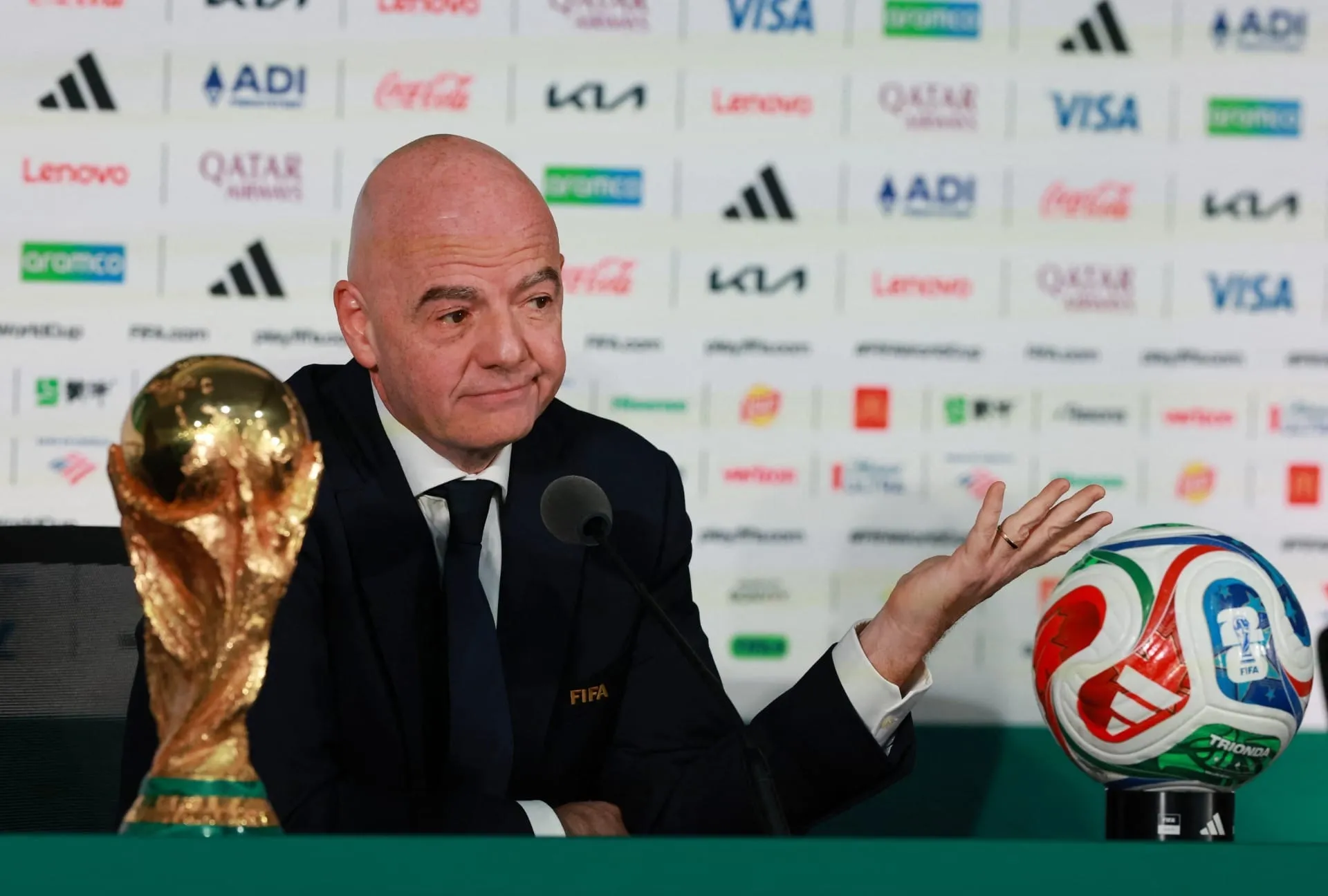 Infantino oferece final da Copa de 2030 ao Marrocos por apoio, diz jornal