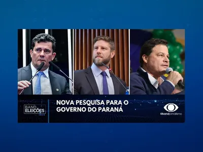 Sergio Moro mantém liderança na disputa pelo Governo do Paraná