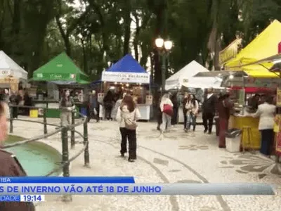 Feira de Inverno de Curitiba começa nas praças Osório e Santos Andrade