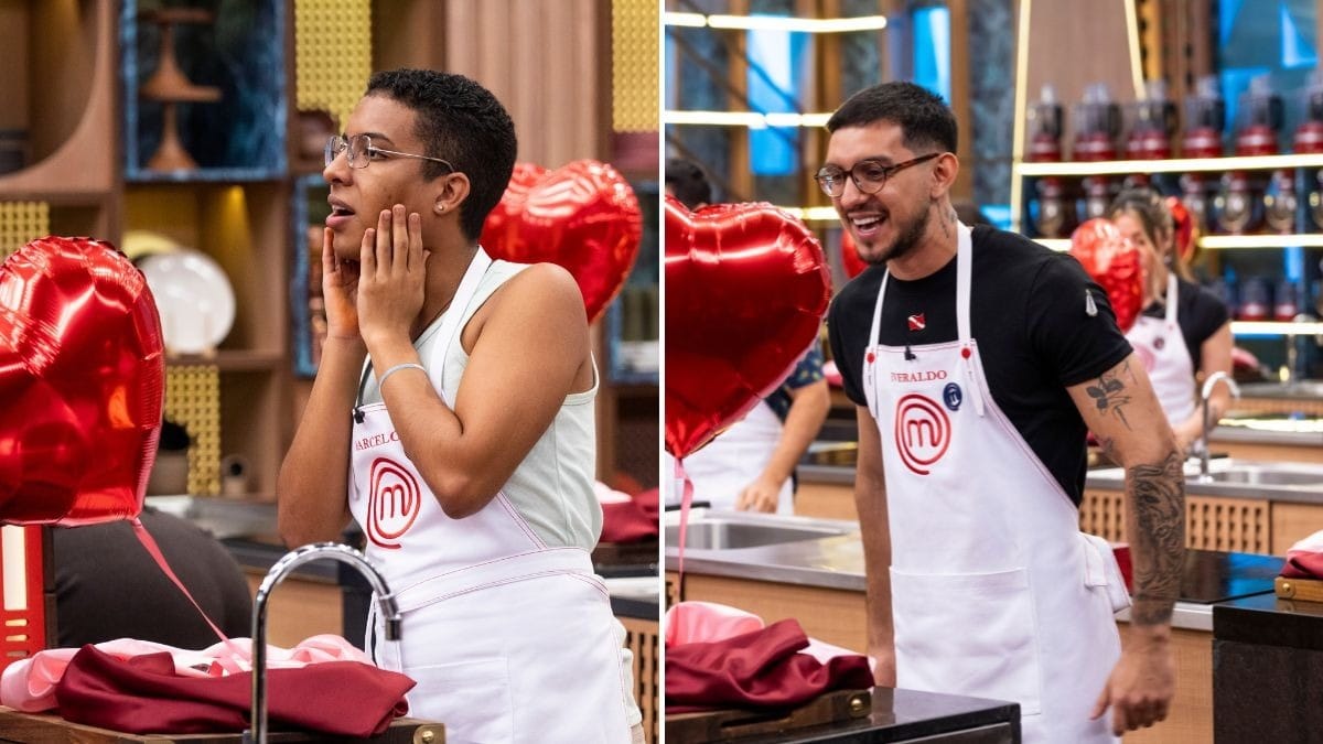Marcelo e Everaldo brincam sobre romance no MasterChef: "Primeiro casal?"