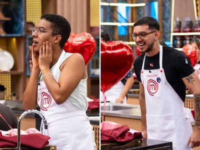 Marcelo e Everaldo brincam sobre romance no MasterChef: "Primeiro casal?"