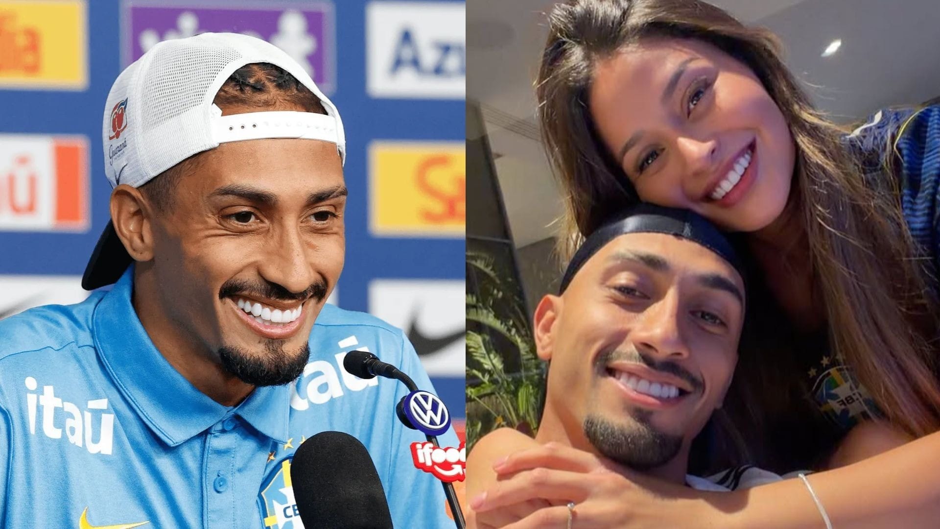 Copa: Raphinha e esposa organizam 