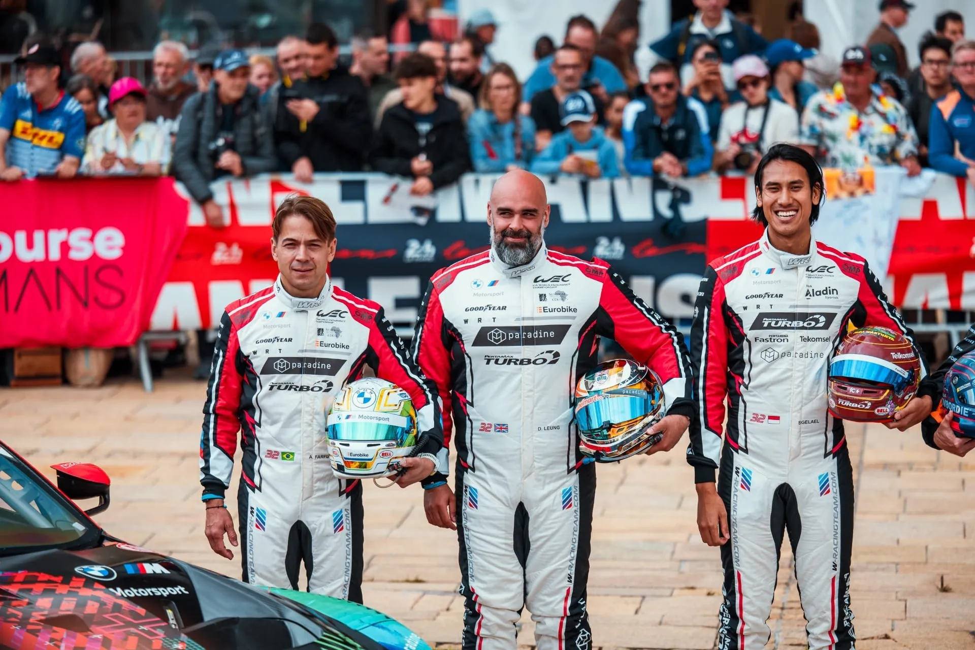 Augusto Farfus, Darren Leung e Sean Gelael