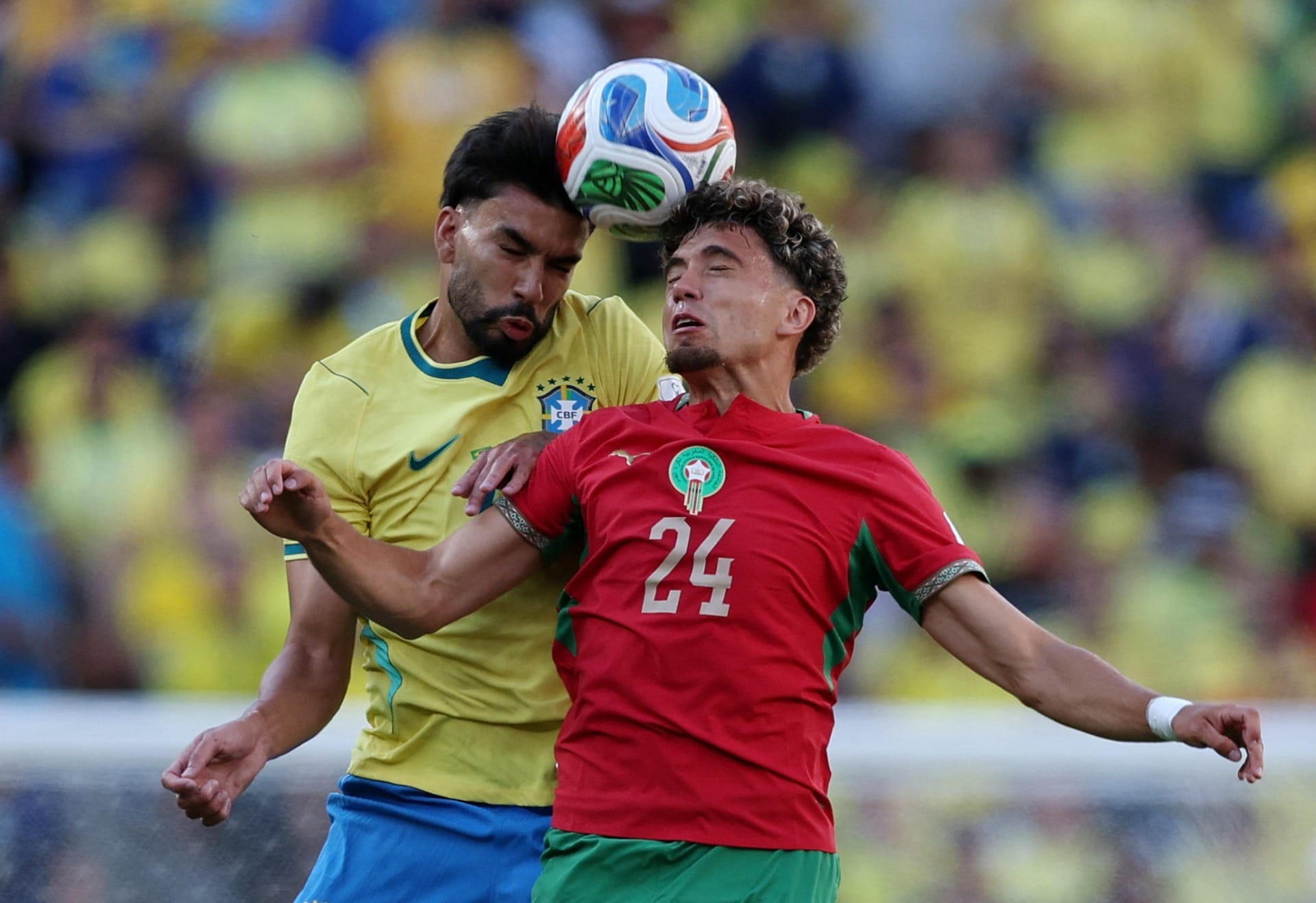 Brasil joga mal, mas golaço de Vini Jr. garante empate com Marrocos