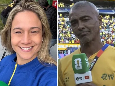 Fernanda Gentil fala sobre polêmica com Romário: "Não me senti ofendida"