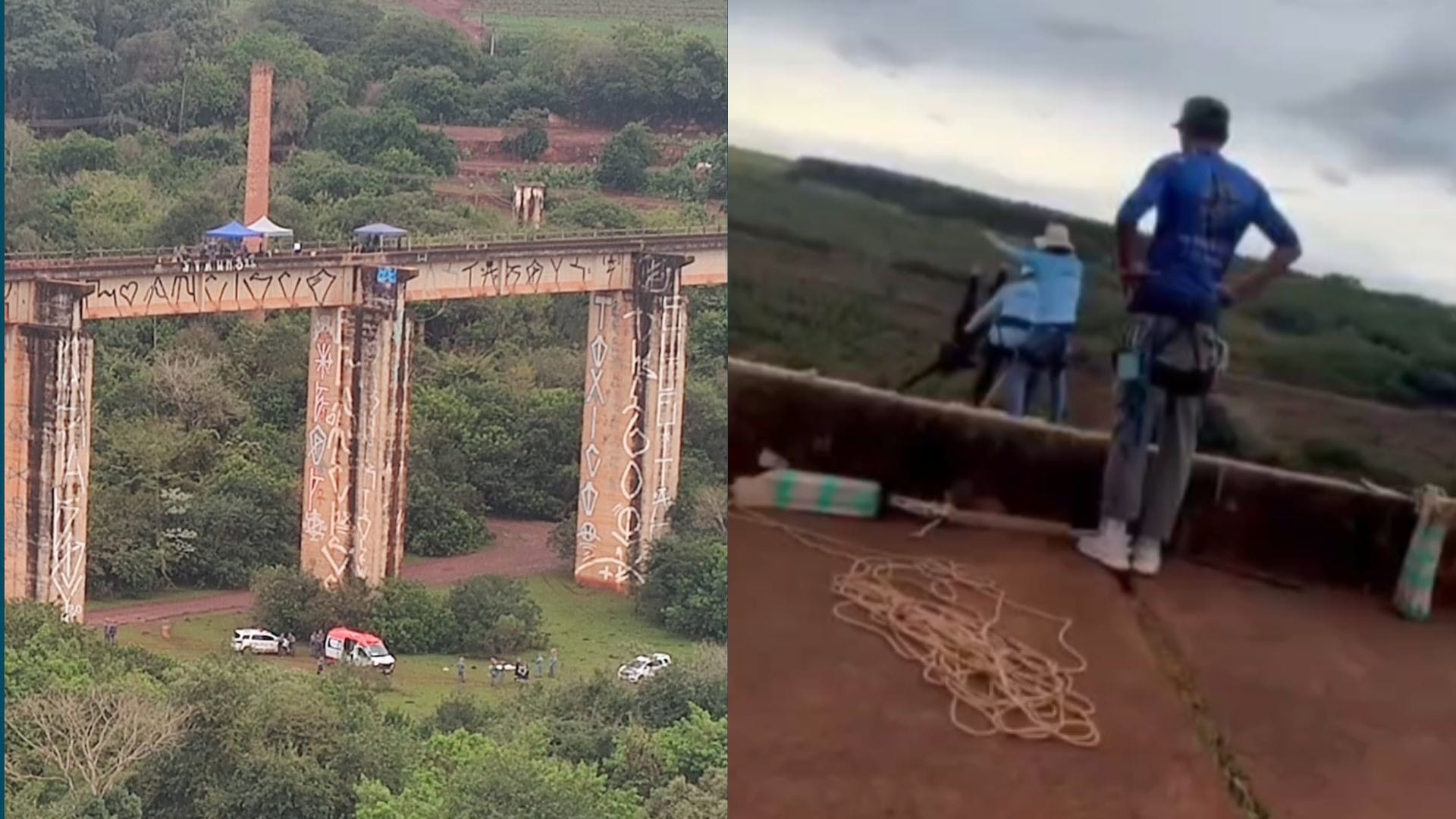 Governo federal avalia remover ponte após morte de jovem em salto sem corda
