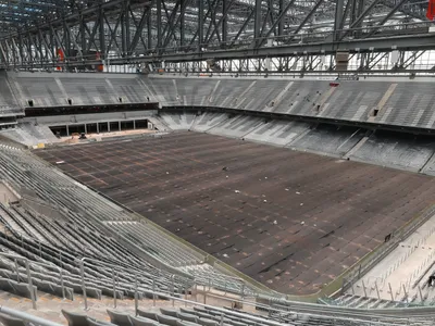 Como está a remoção de gramado sintético da Arena da Baixada do Athletico