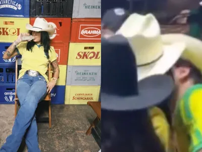 Fila andou? Ana Castela é vista aos beijos com influenciador Rincon