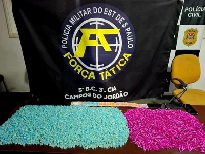 Cinco são detidos com quase 5 mil porções de drogas em Campos do Jordão
