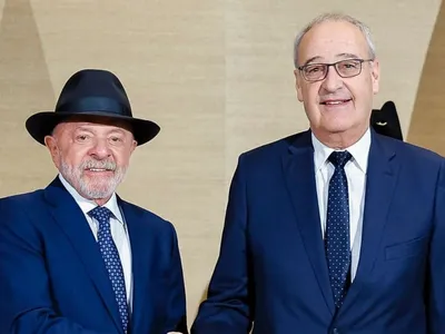 Lula se reúne com presidente da Suíça antes da cúpula do G7 na França
