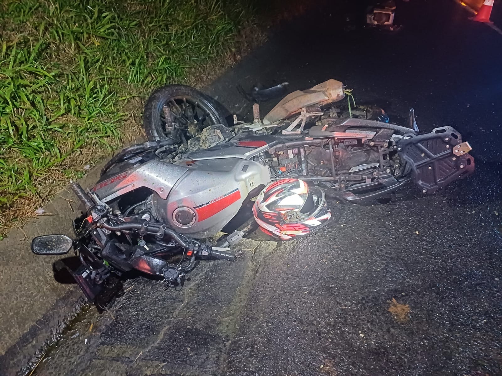 Motociclista morre após colisão na BR-373 em Guamiranga, no Paraná