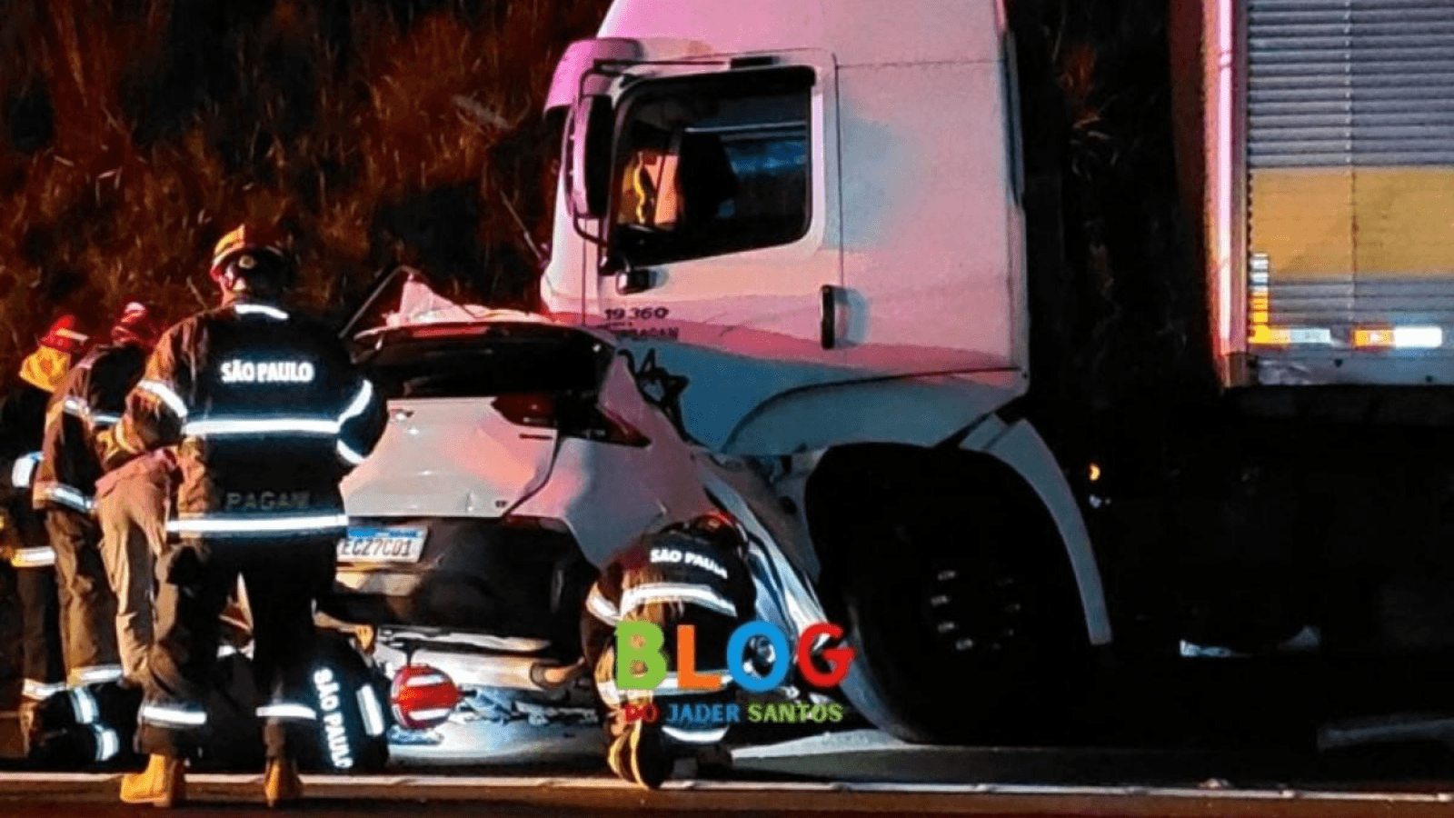 Motorista morre após acidente com três veículos em Cabrália Paulista