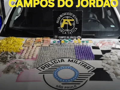 Polícia prende gerente do tráfico em Campos do Jordão com cocaína e K9