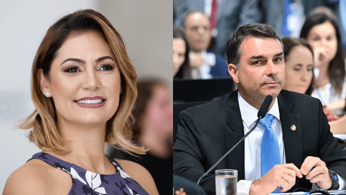 Primeiro apoio de Michelle Bolsonaro a Flávio será em evento no Ceará