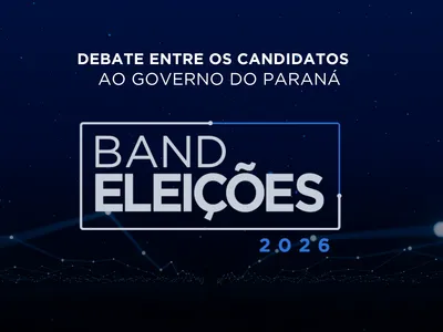Band realiza primeiro debate ao Governo do Paraná em 9 de agosto