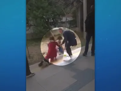 Pai orientou filha a manter calma e se encolher após cair em vagão de trem