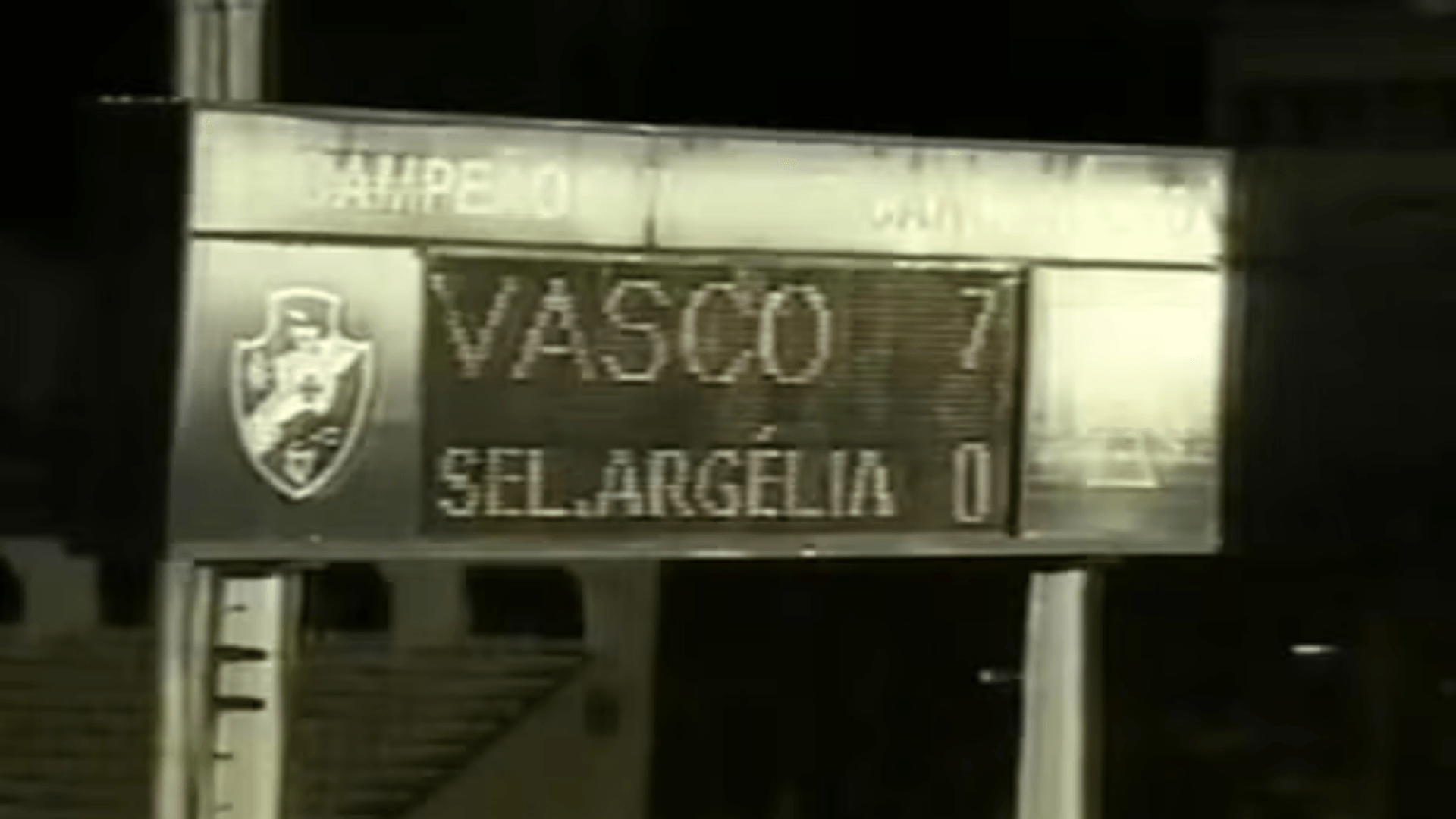Relembre quando o Vasco aplicou 7 a 0 na Argélia em São Januário
