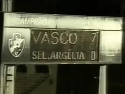 Relembre quando o Vasco aplicou 7 a 0 na Argélia em São Januário