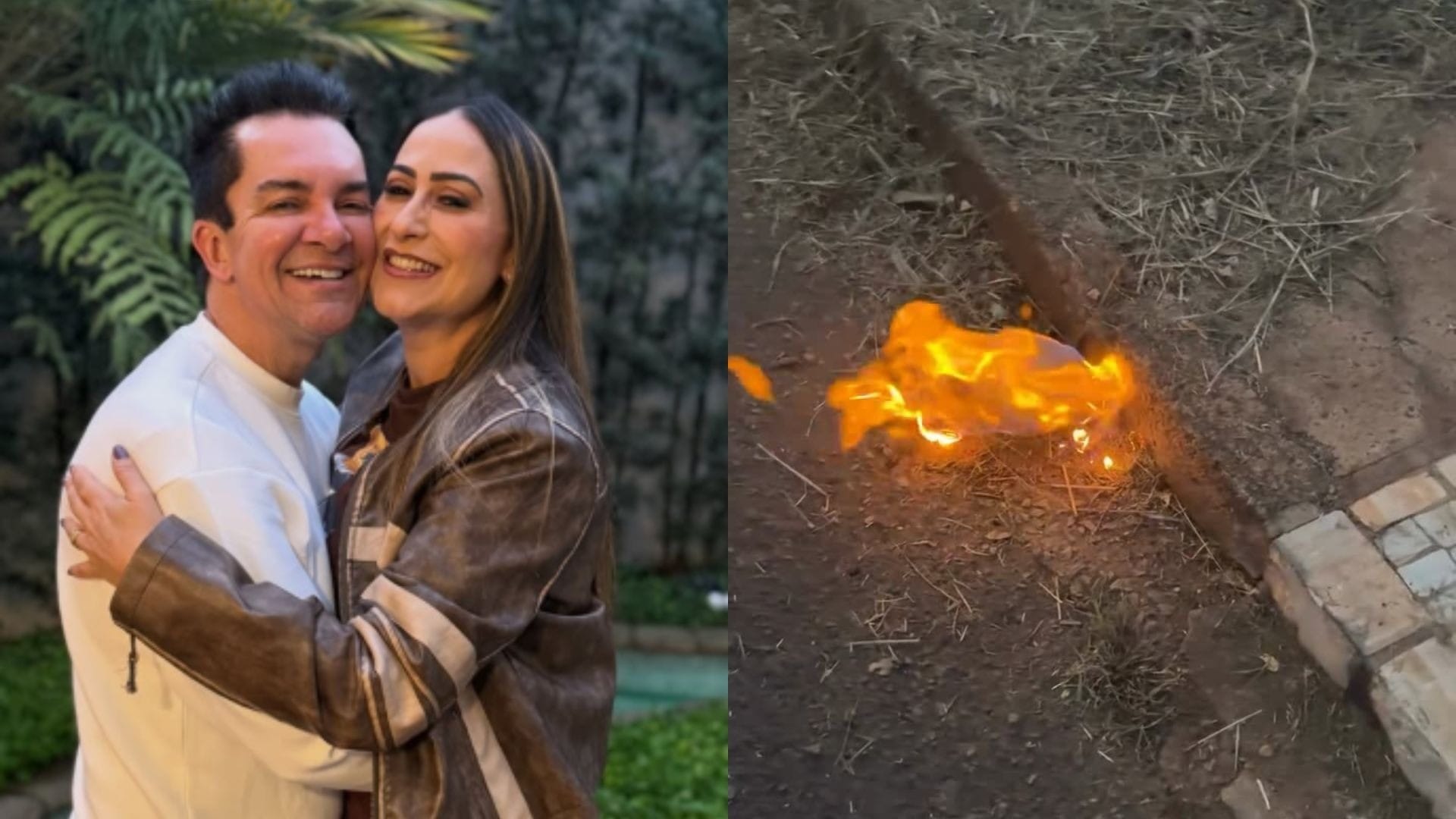 Esposa de Regis Danese 'culpa' Labubu por incêndio: 'Sangue de Jesus'