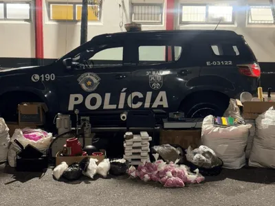 Polícia apreende quase 48 kg de drogas em laboratório em Pindamonhangaba