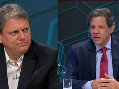 Tarcísio lidera disputa pelo governo de SP, com 45,6%; Haddad tem 34,1%