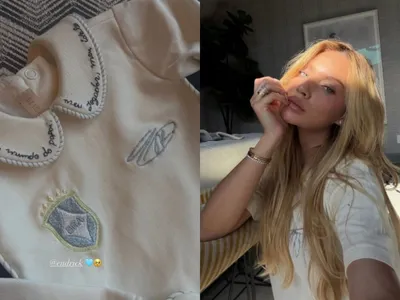Esposa de Endrick mostra roupinha do futuro filho: 'Meu ídolo'