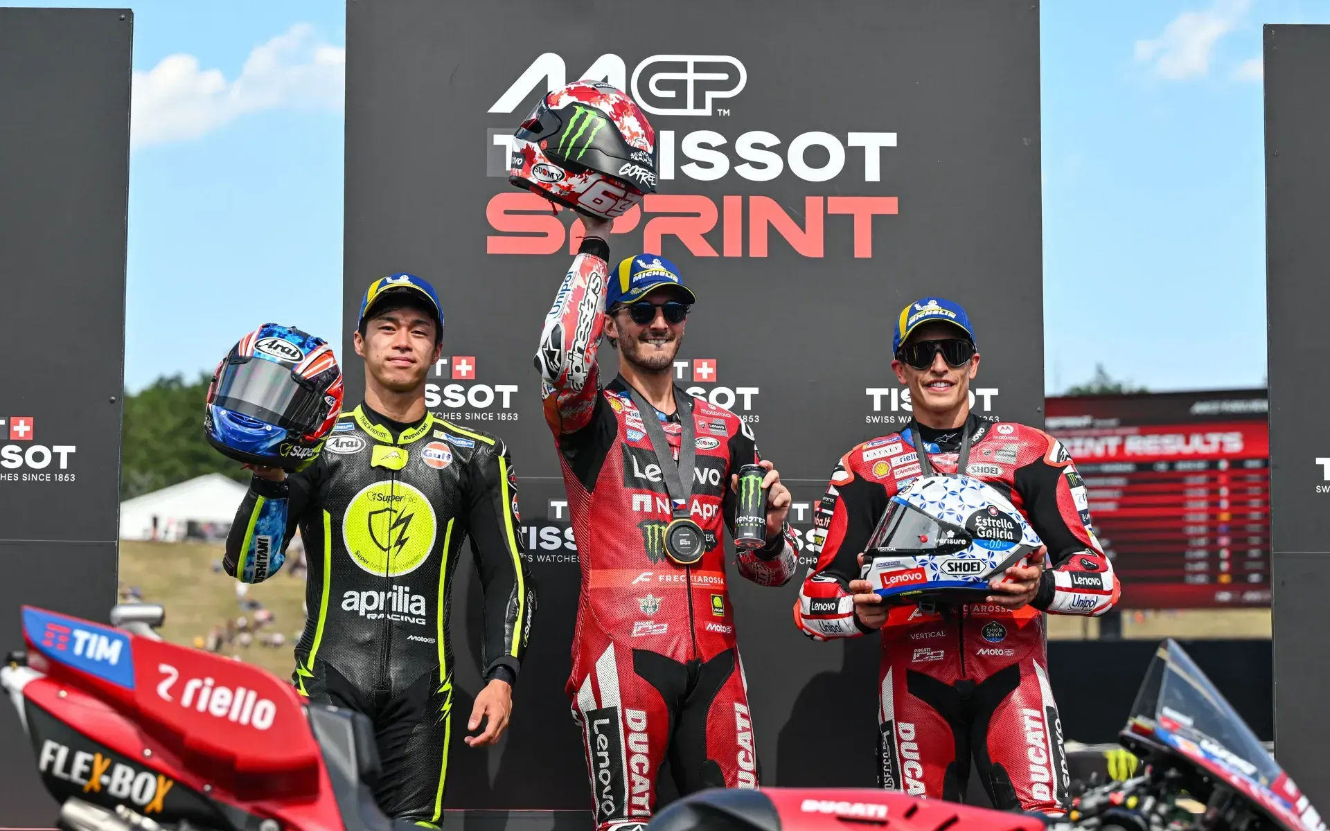 MotoGP: Bagnaia vence em Brno; Bezzecchi é suspenso e Moreira abandona