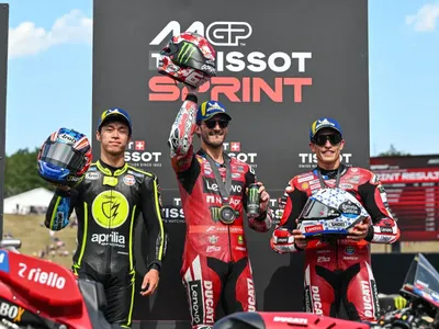 MotoGP: Bagnaia vence em Brno; Bezzecchi é suspenso e Moreira abandona