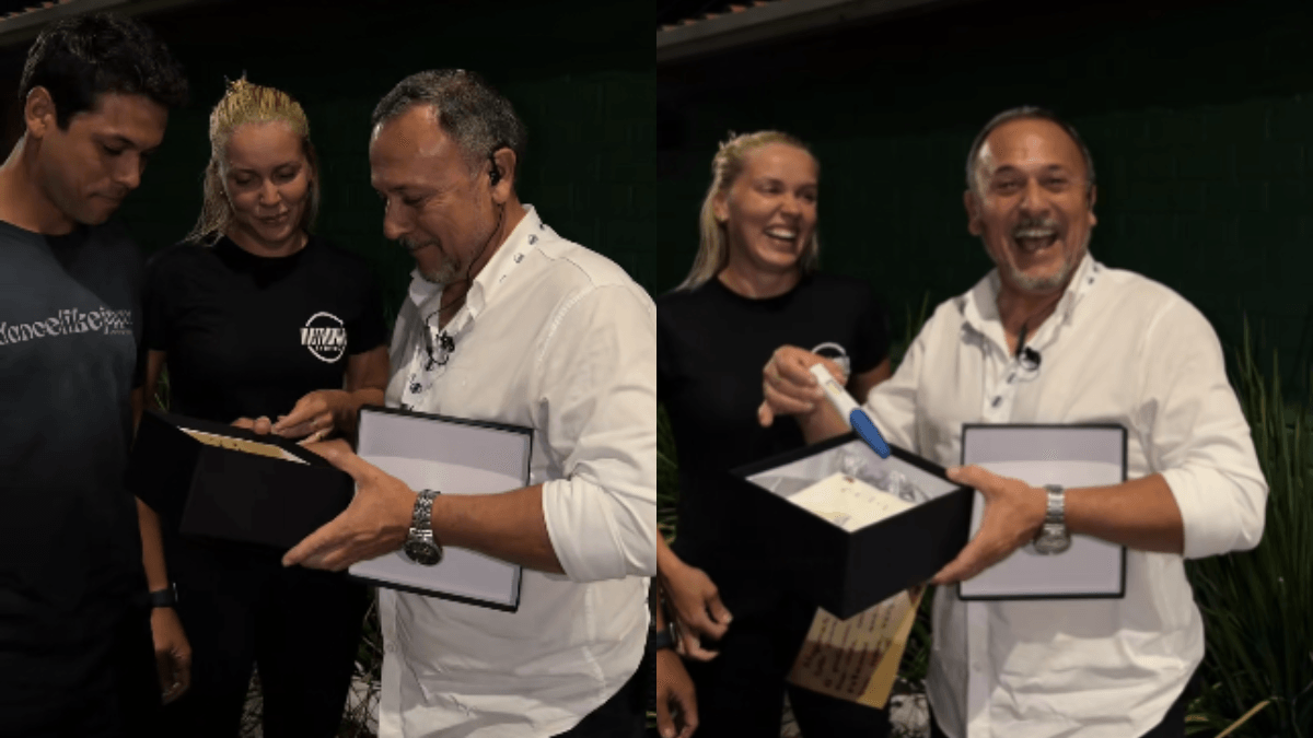 Mounjaro ou teste de gravidez? Avô confude presente com caneta emagrecedora