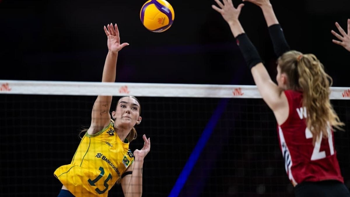 Seleção feminina cai diante da Alemanha na Liga das Nações de vôlei