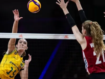 Seleção feminina cai diante da Alemanha na Liga das Nações de vôlei