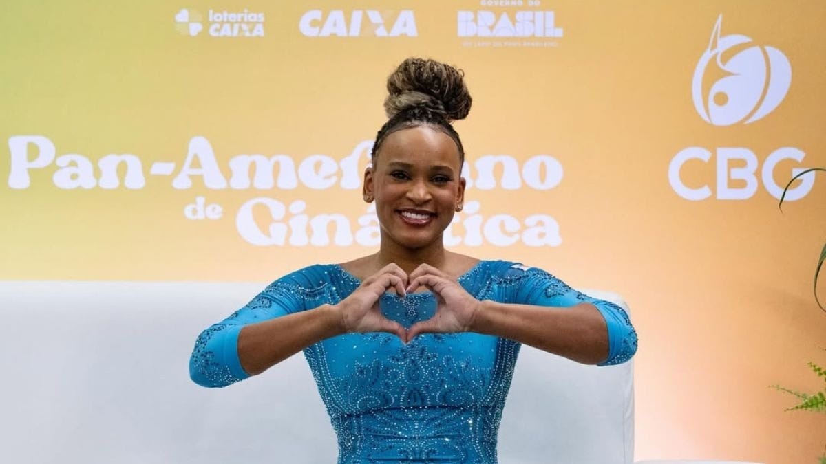 Rebeca Andrade leva o ouro no salto do Pan-Americano do Rio