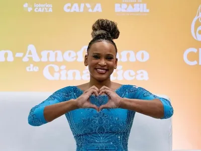 Rebeca Andrade leva o ouro no salto do Pan-Americano do Rio