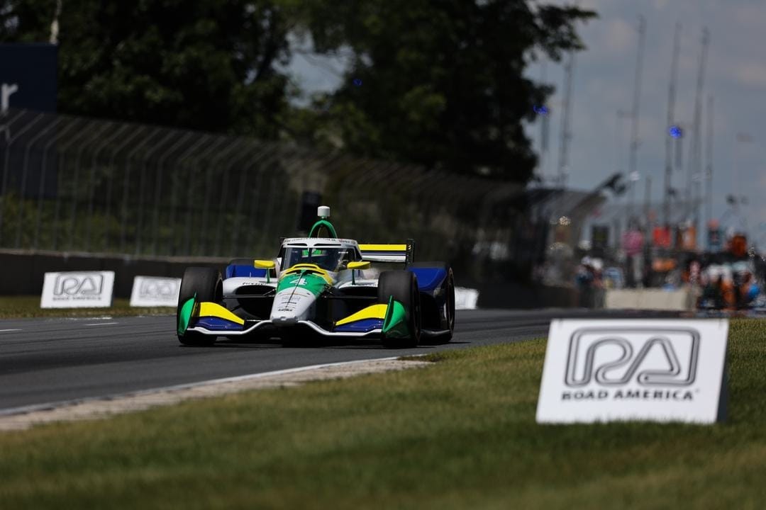 Caio Collet faz melhor classificação na Indy e larga em 9º em Road America