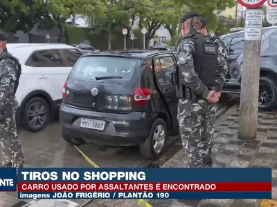 Carro usado em assalto no Shopping Crystal é encontrado em Curitiba