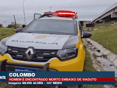 Homem é encontrado morto embaixo de viaduto da BR-116, em Colombo