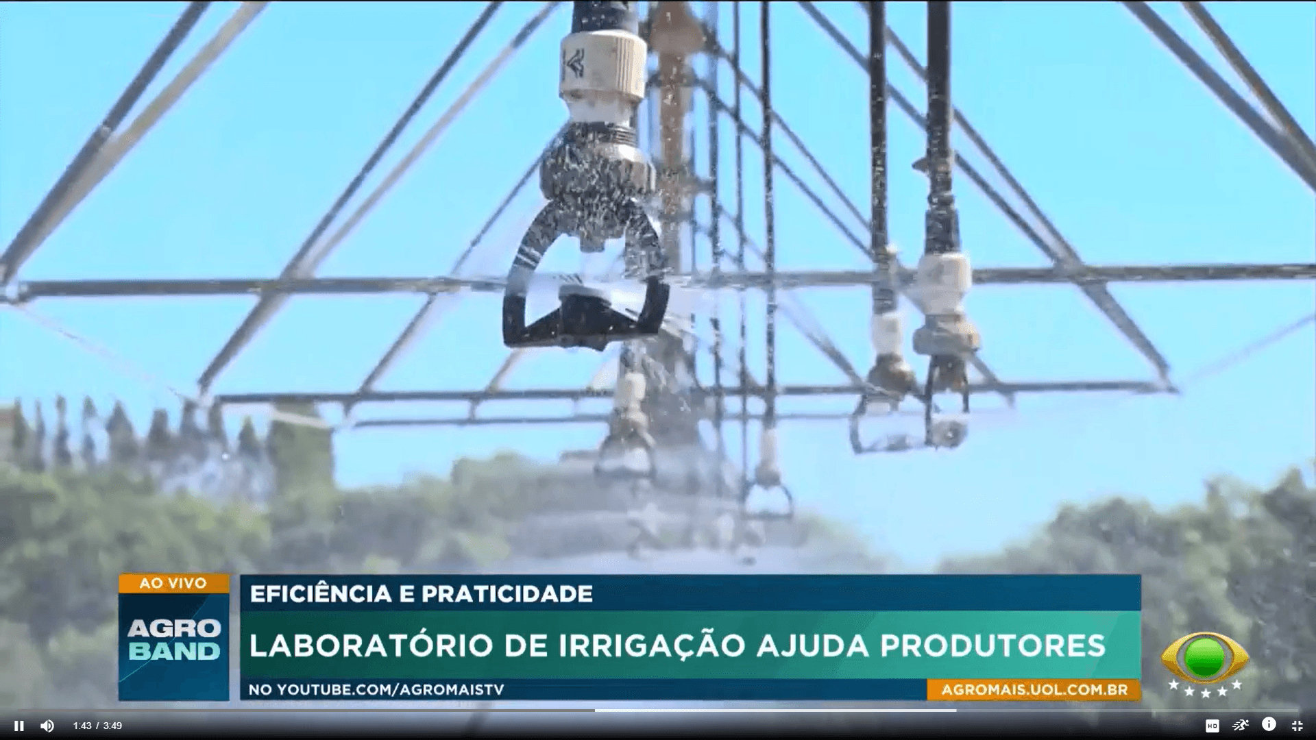 Laboratório móvel de irrigação da Embrapa gera economia de água