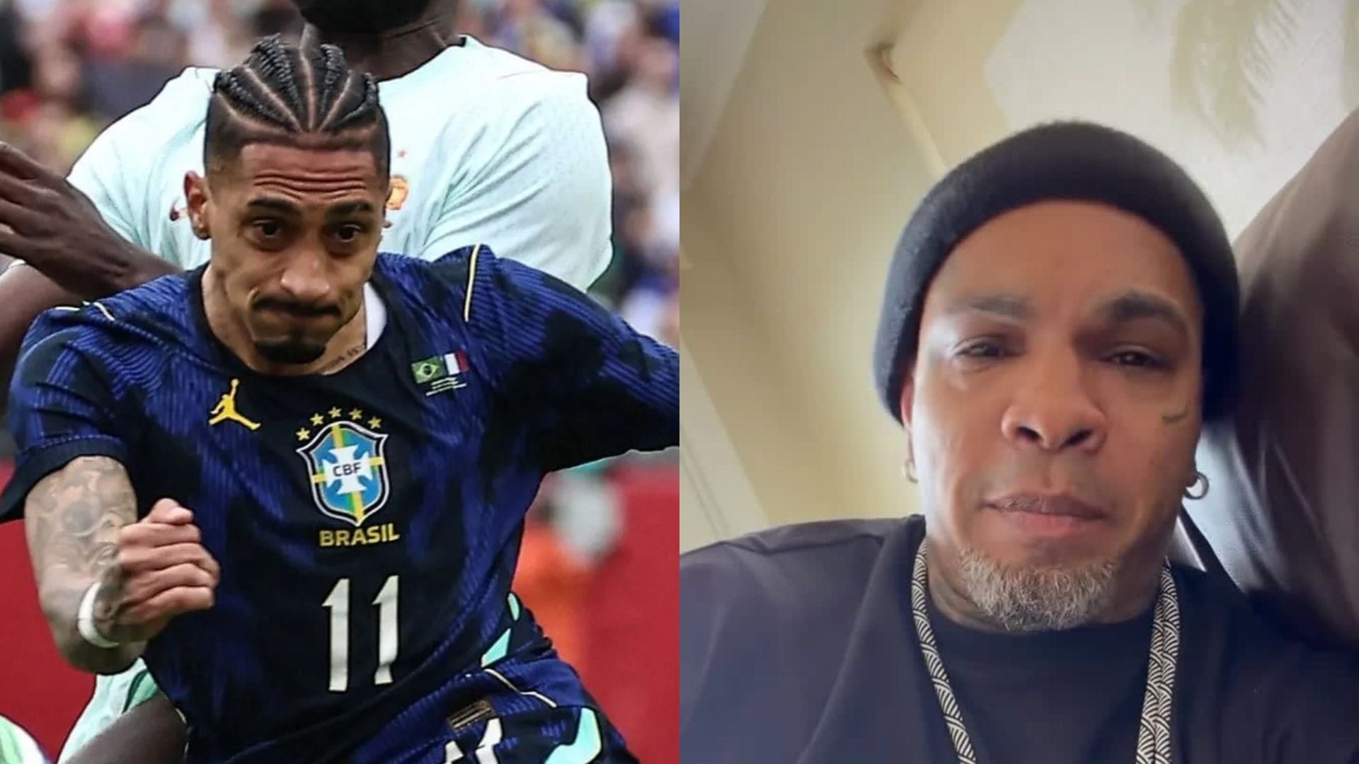 Cantor Rodriguinho defende Raphinha após ataques na Copa: 