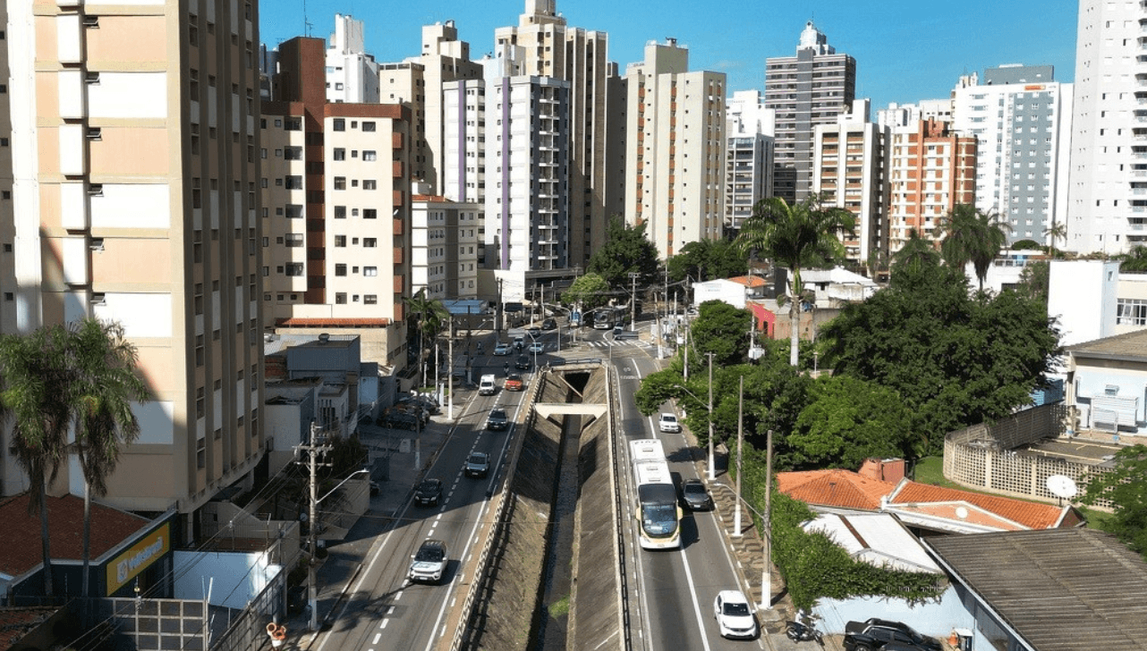 Campinas inicia obras do Corredor Central do BRT e afeta trânsito no Centro