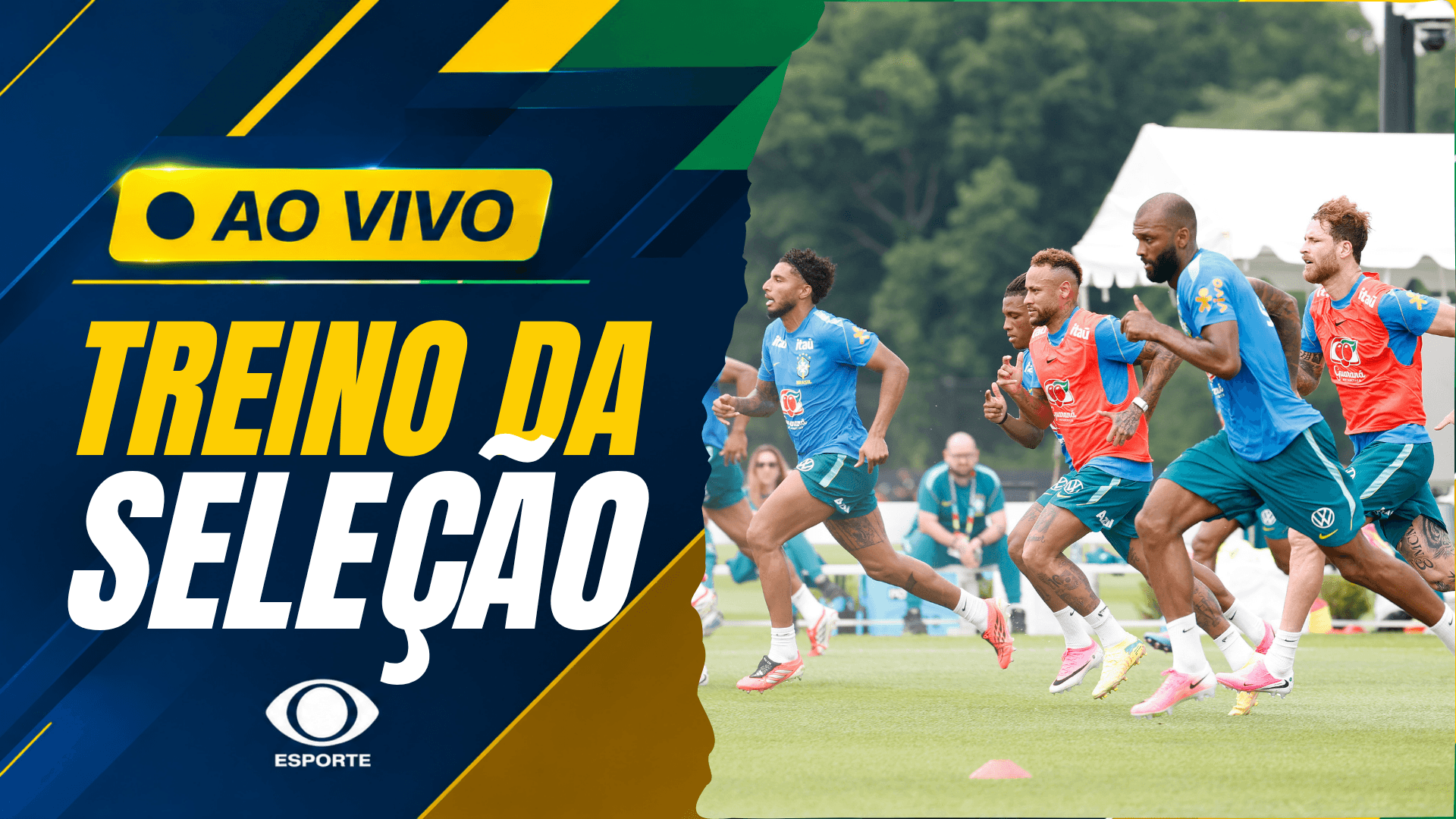Ao vivo e com imagens: treino da Seleção Brasileira para jogo contra Japão