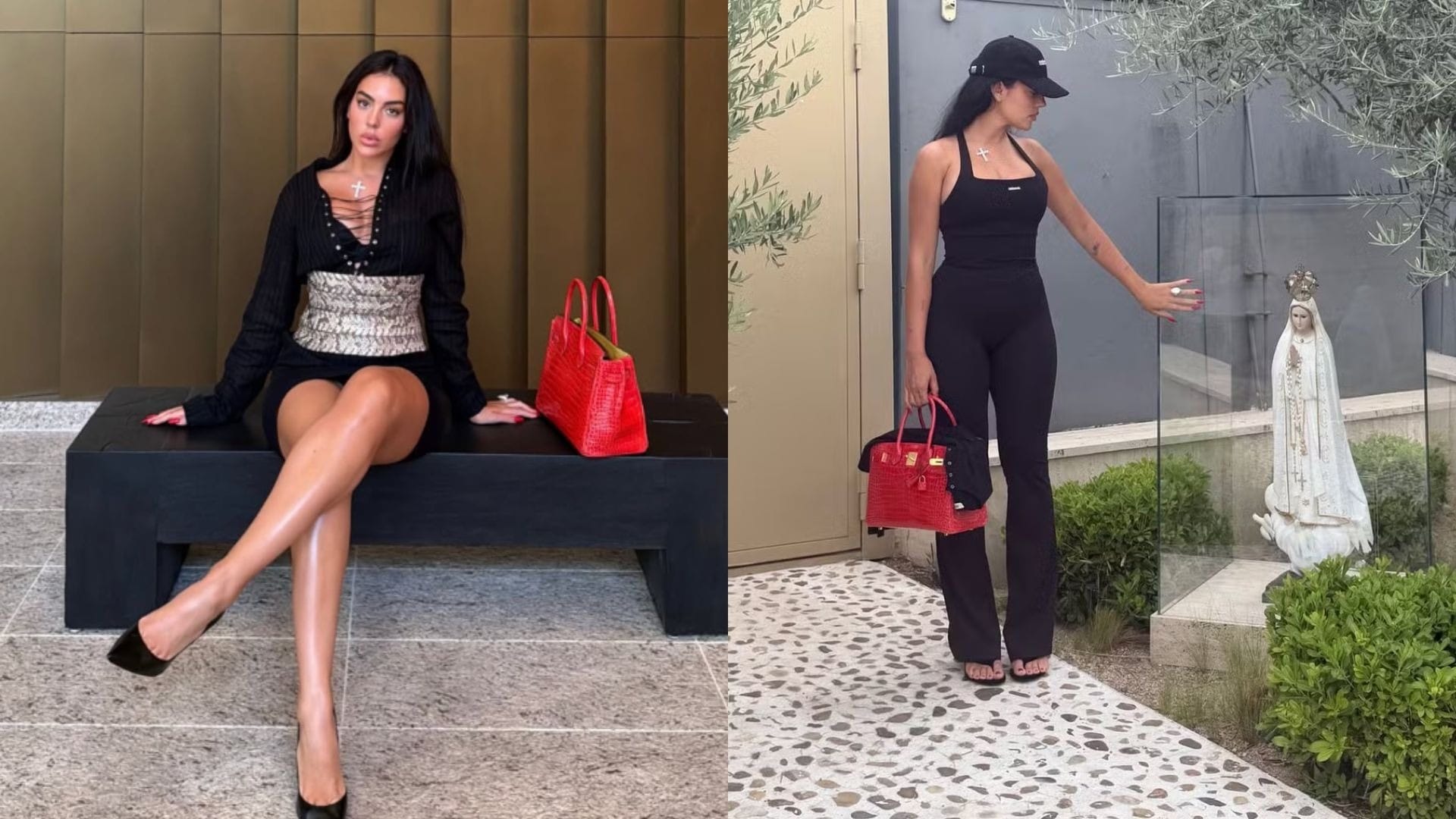 Esposa de Cristiano Ronaldo posa com bolsa de R$ 2 mi, a mais cara do mundo